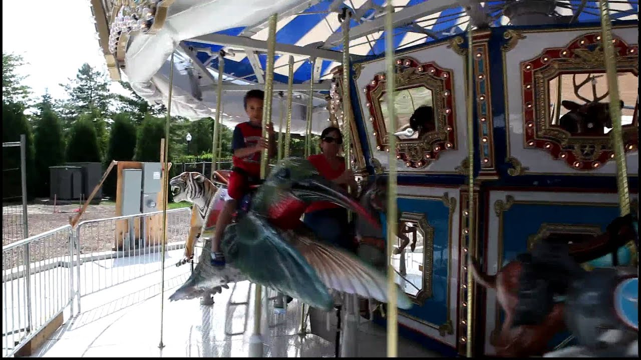 buttonwood park carousel ride  new bedford mass