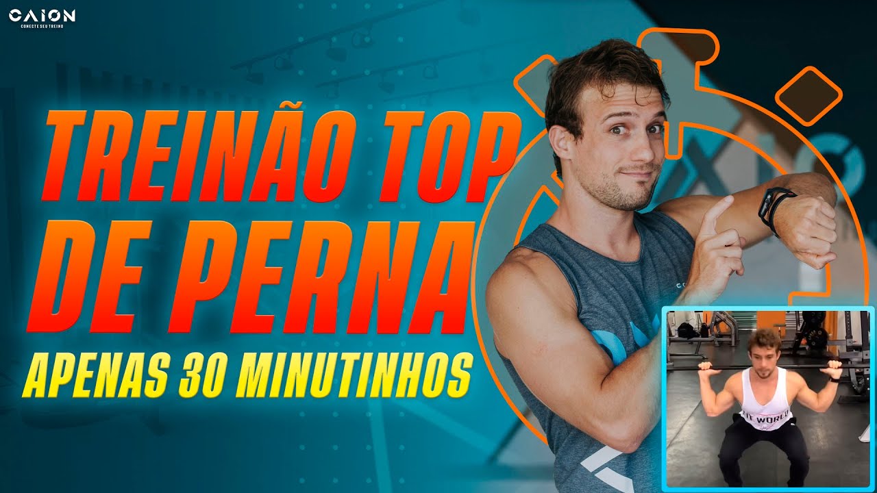 Treino completo, rápido e intenso para pernas | Apenas 30 minutos
