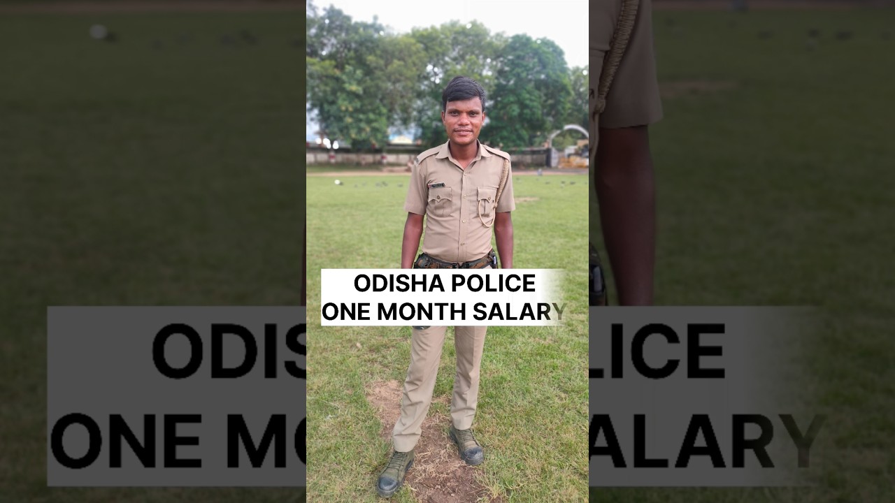 ODISHA POLICE 🚨🚓 ll constable salary ll #motivation  #odisha #shots #shorts #constablerecruitment