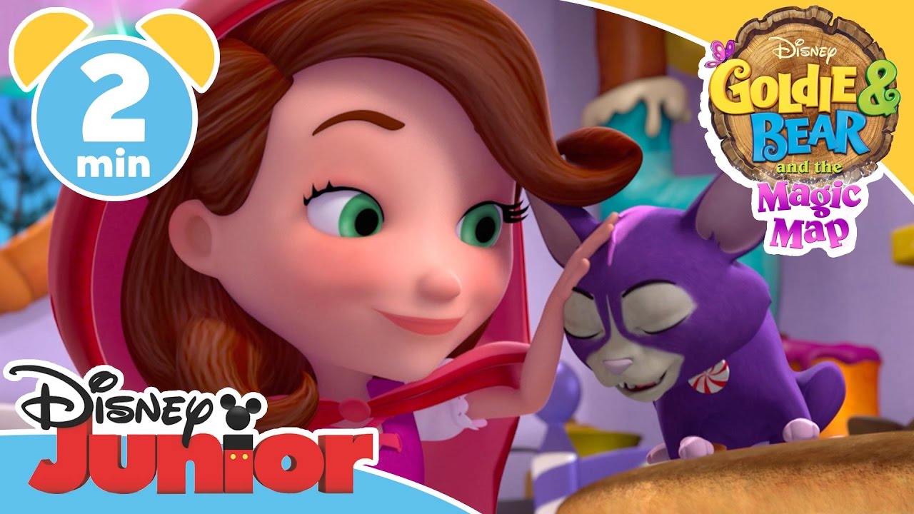 Goldie & Bear And The Magic Map | Little Blue Red | @disneykids