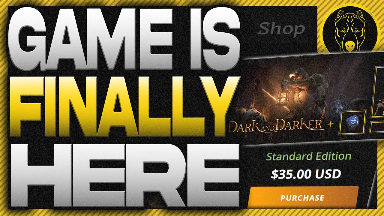 DARK AND DARKER IS LAUNCHING **TODAY**