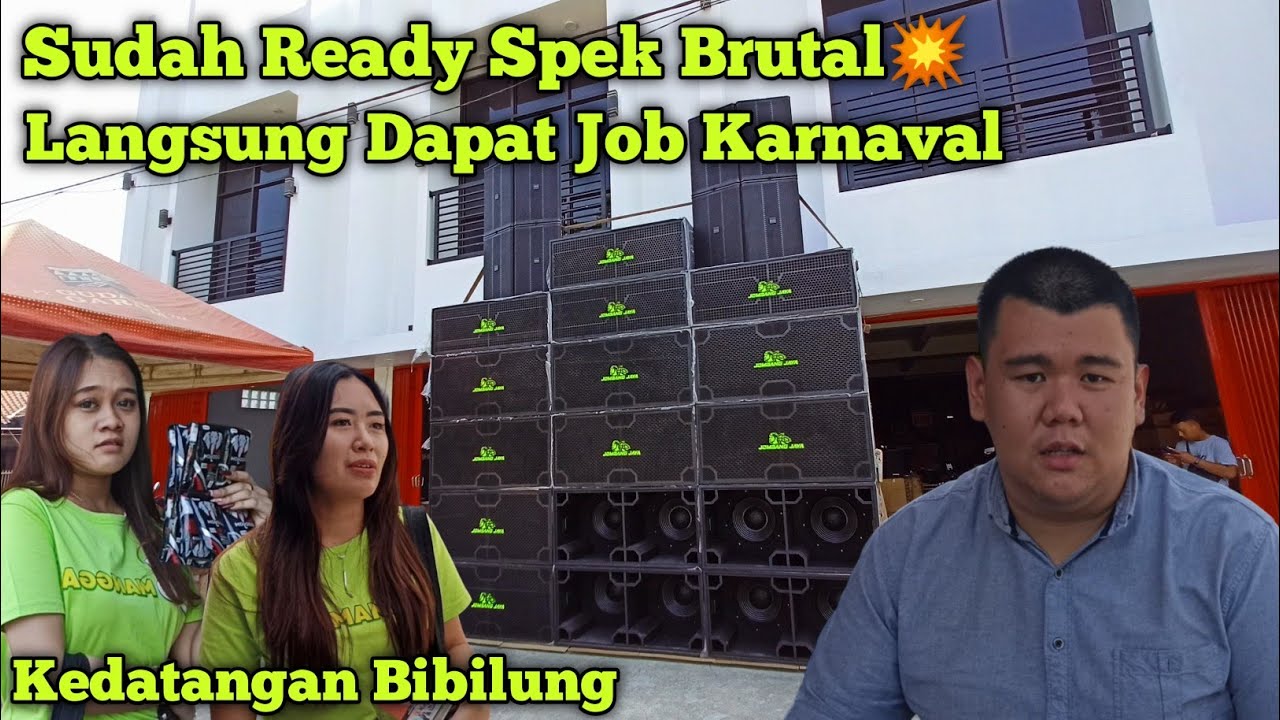 Sudah Ready Spek Brutal💥 Persiapan Cek Sound Jombang Jaya Titisan Brewok Paling Bar²