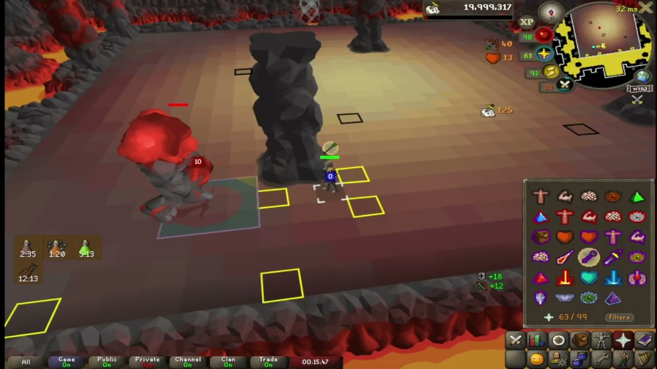 Inferno GM speedrun (62 min)