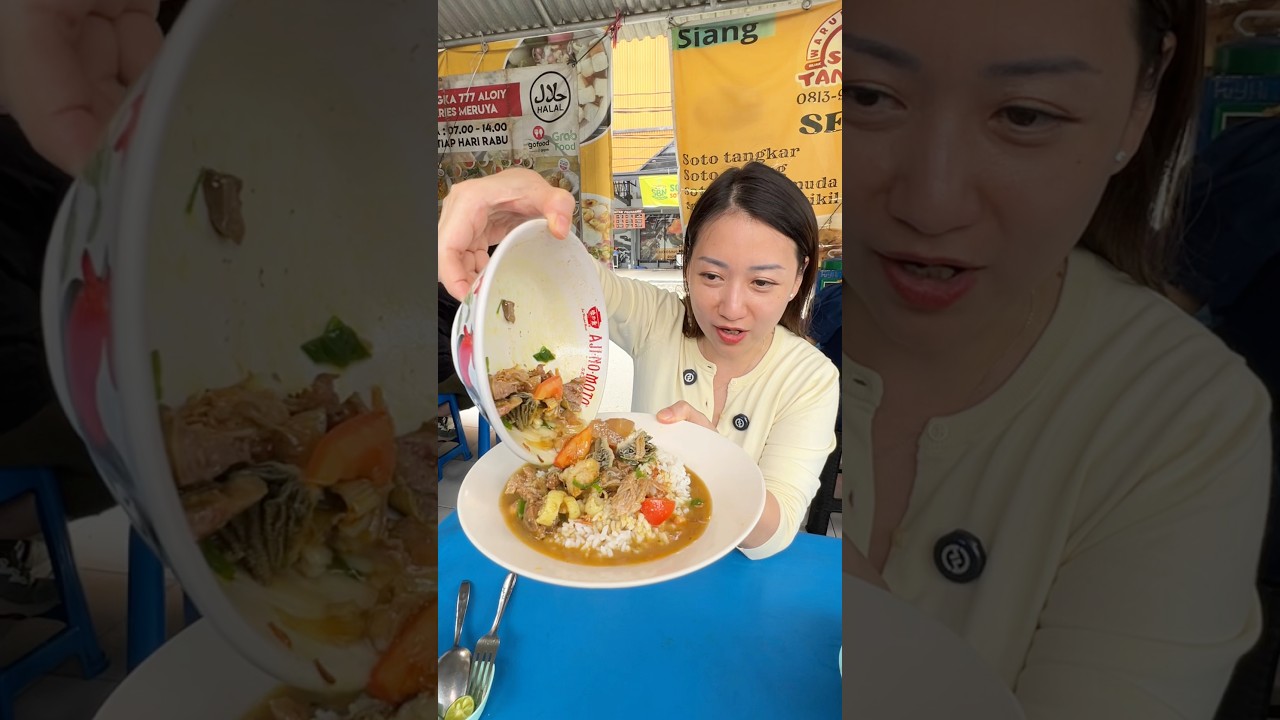 SOTO TANGKAR RAME DI MERUYA .. HARGANYA OK BANGET