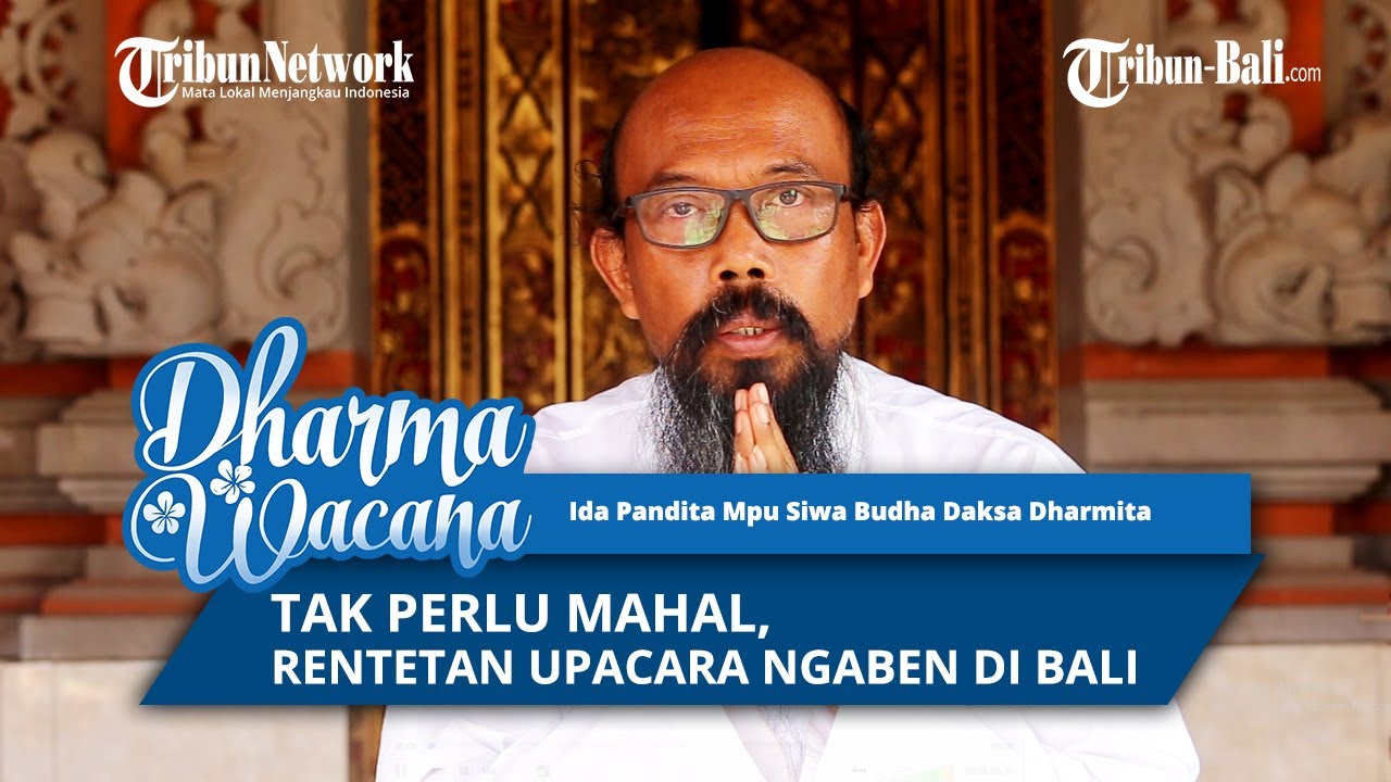 TAK PERLU MAHAL, INI BANTEN DAN RENTETAN UPACARA NGABEN DI BALI