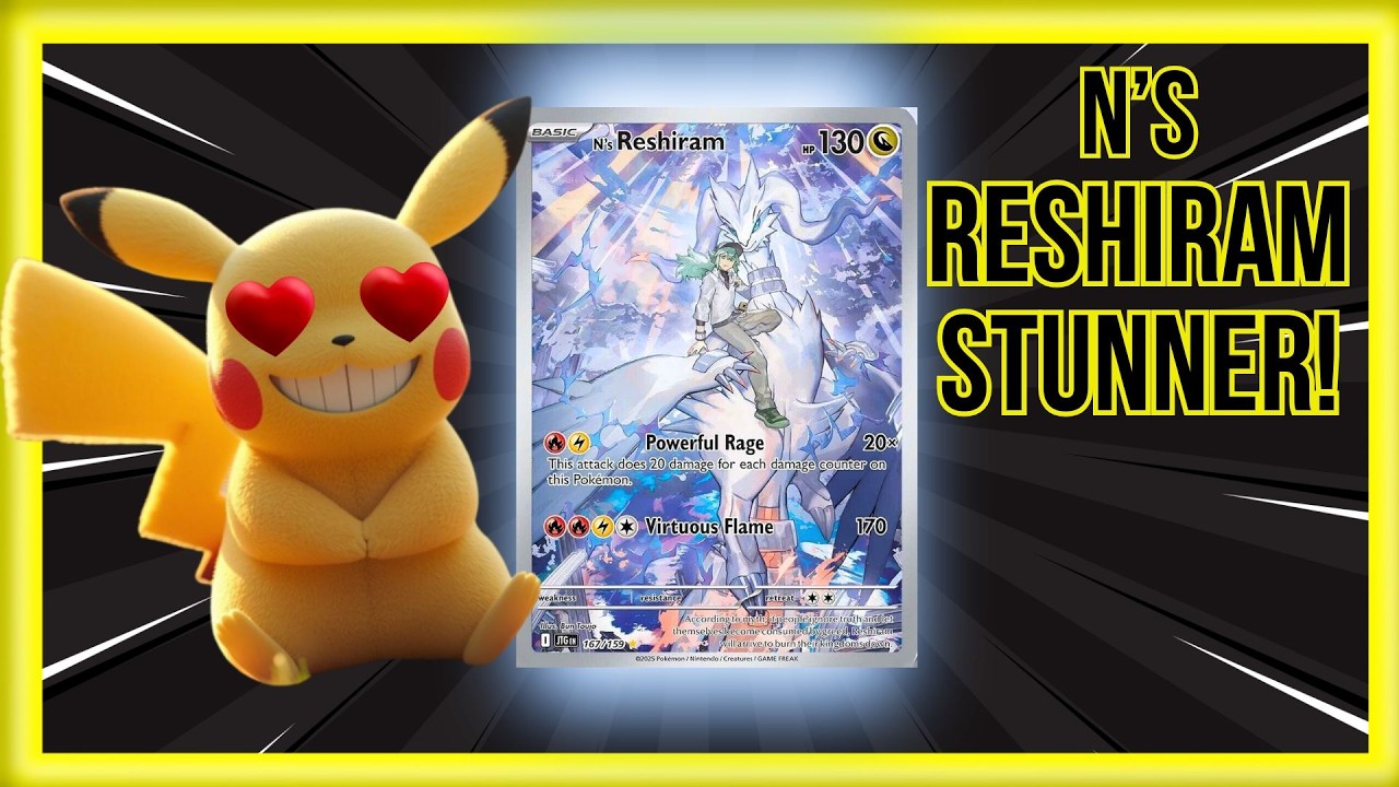 STUNNING N's Reshiram Pull! ✨ Poké Ball Opening -Destined Rivals, Journey Together, Surging Sparks 💥