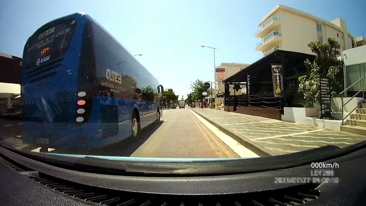 Driving a car in Cyprus