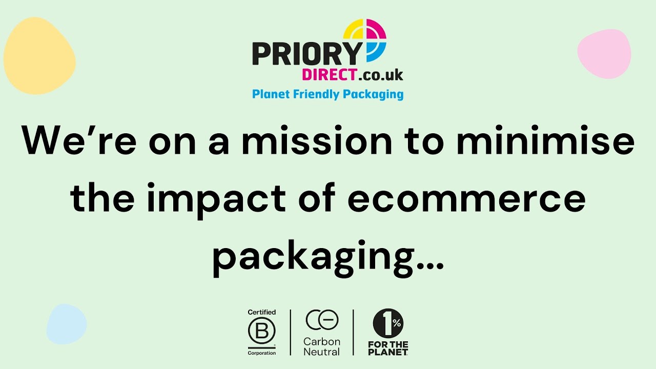 Our Impact - Priory Direct - Planet Friendly Packaging - Certified B Corp™