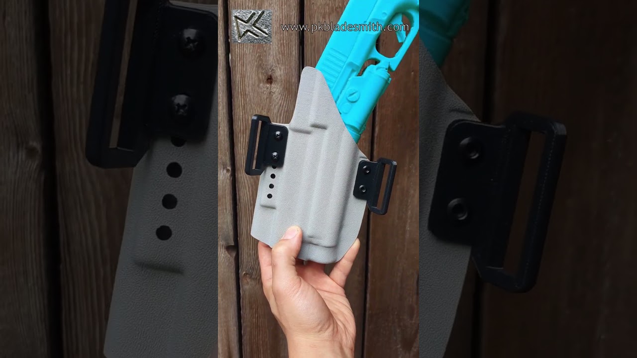 OWB Kydex holster for Glock 17 with TLR1-HLX 