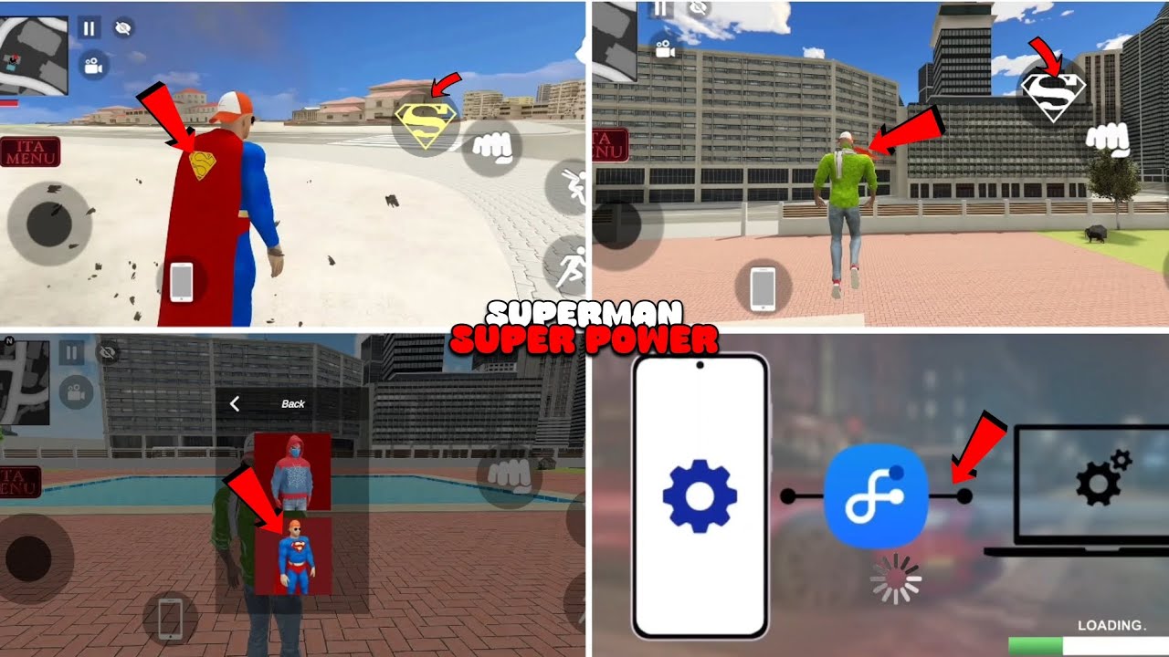 Indian Theft Aura Simulator New Update Superman Power Add In Spiderman | Indian Theft Aura Simulator