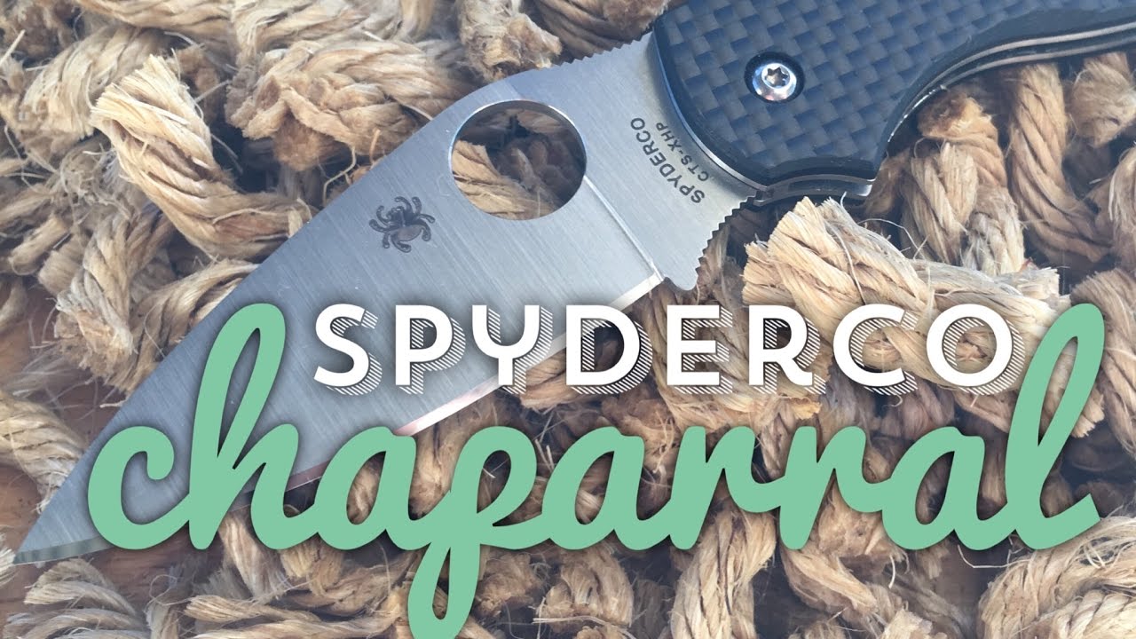 Sharpest Knife So Far: Spyderco Chaparral