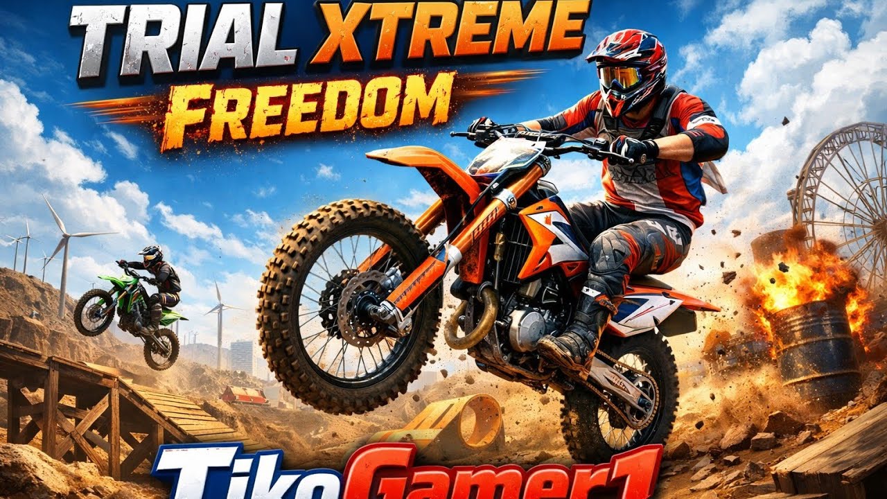 Insane Motocross Tricks in Trial Xtreme Freedom 🚀 | Tikogamar1