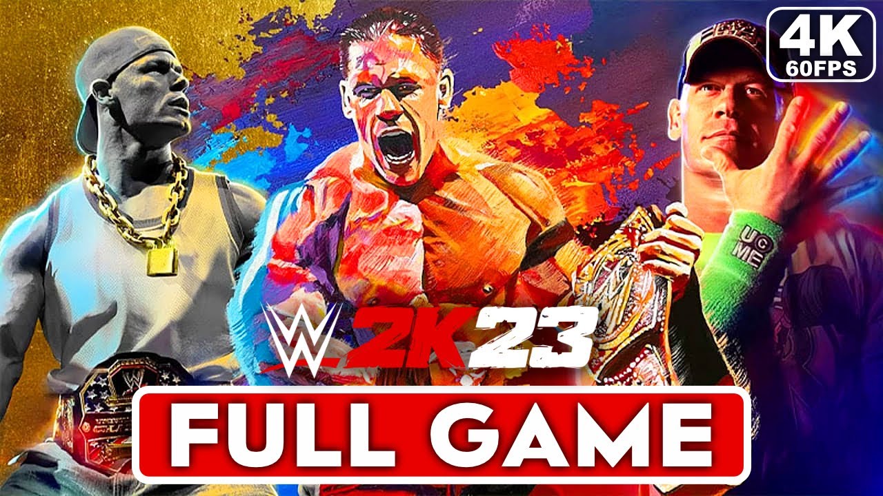 WWE 2K23 John Cena Showcase Gameplay Walkthrough FULL GAME [4K 60FPS PS5] - No Commentary