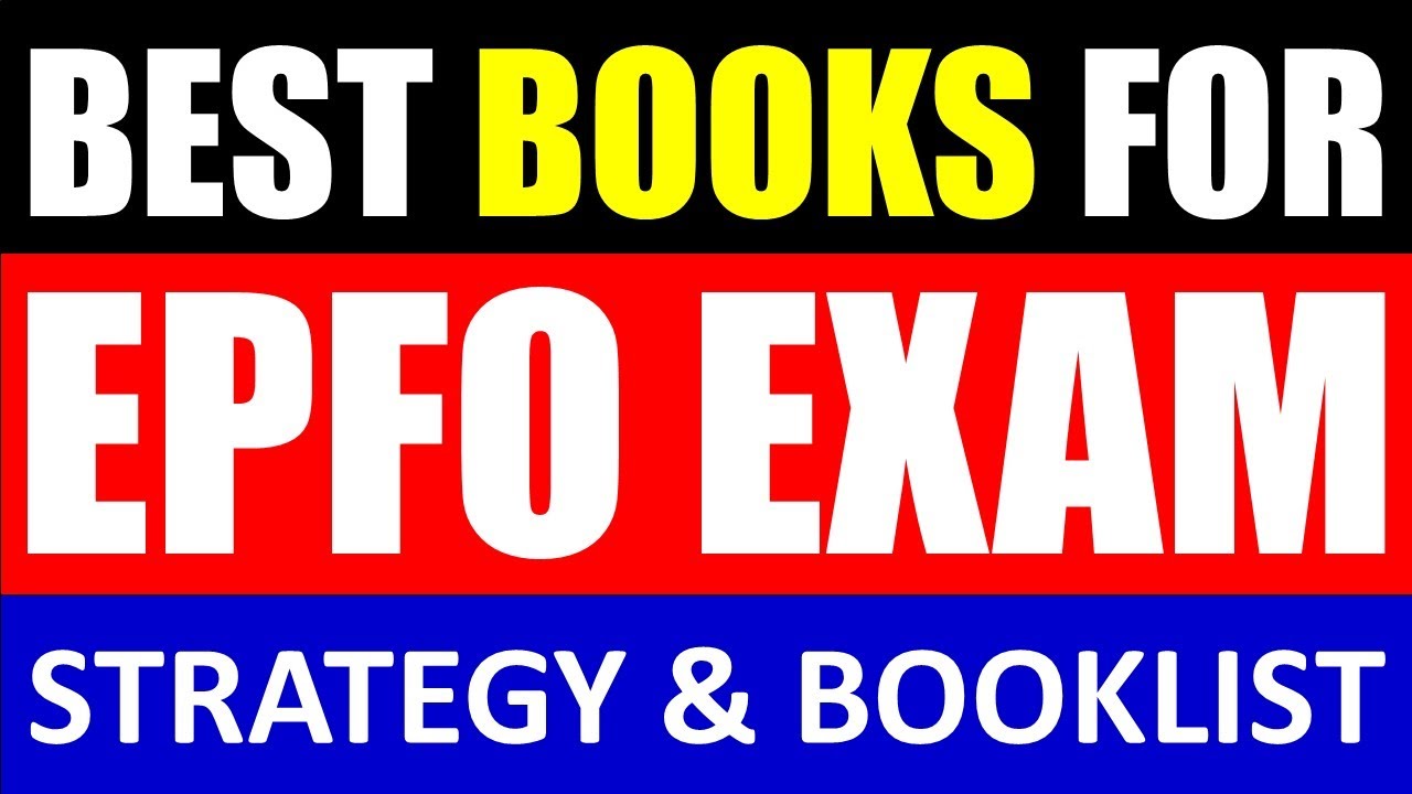 EPFO STRATEGY 2020 - BEST BOOKLIST FOR EPFO RECRUITMENT 2020 | EPFO BOOKS FOR PREPARATION | EPFO