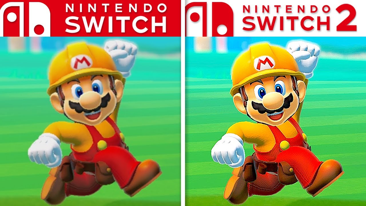 Super Mario Maker 2 | Switch vs Switch 2 | 4K Full Graphics Comparison