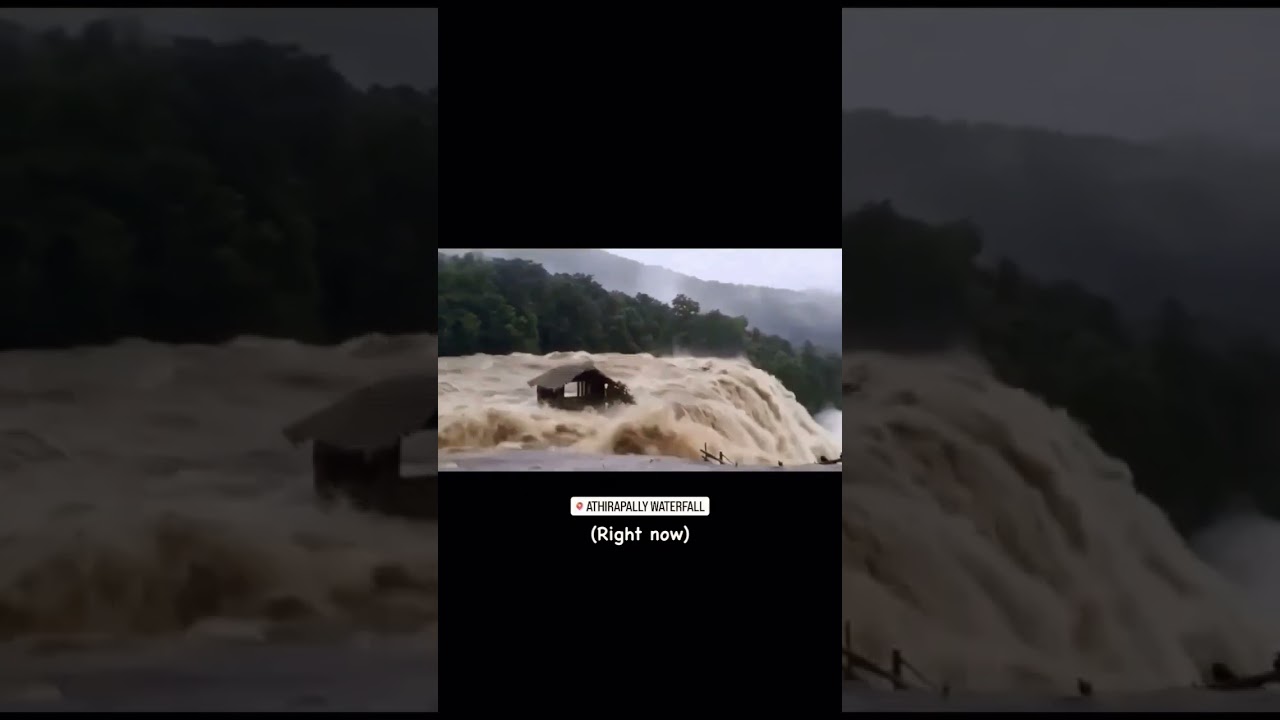 athirapally waterfall 2022 flood