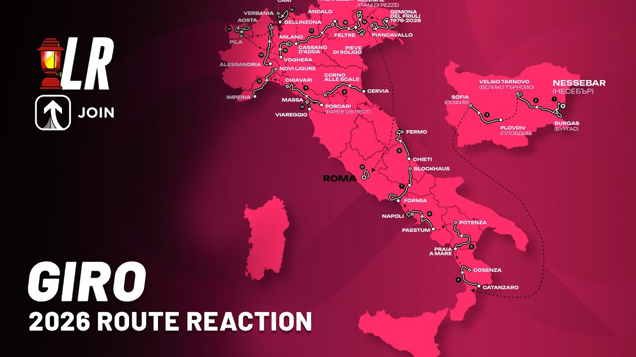 Giro d'Italia 2026 Route Reaction | Lanterne Rouge x JOIN Cycling