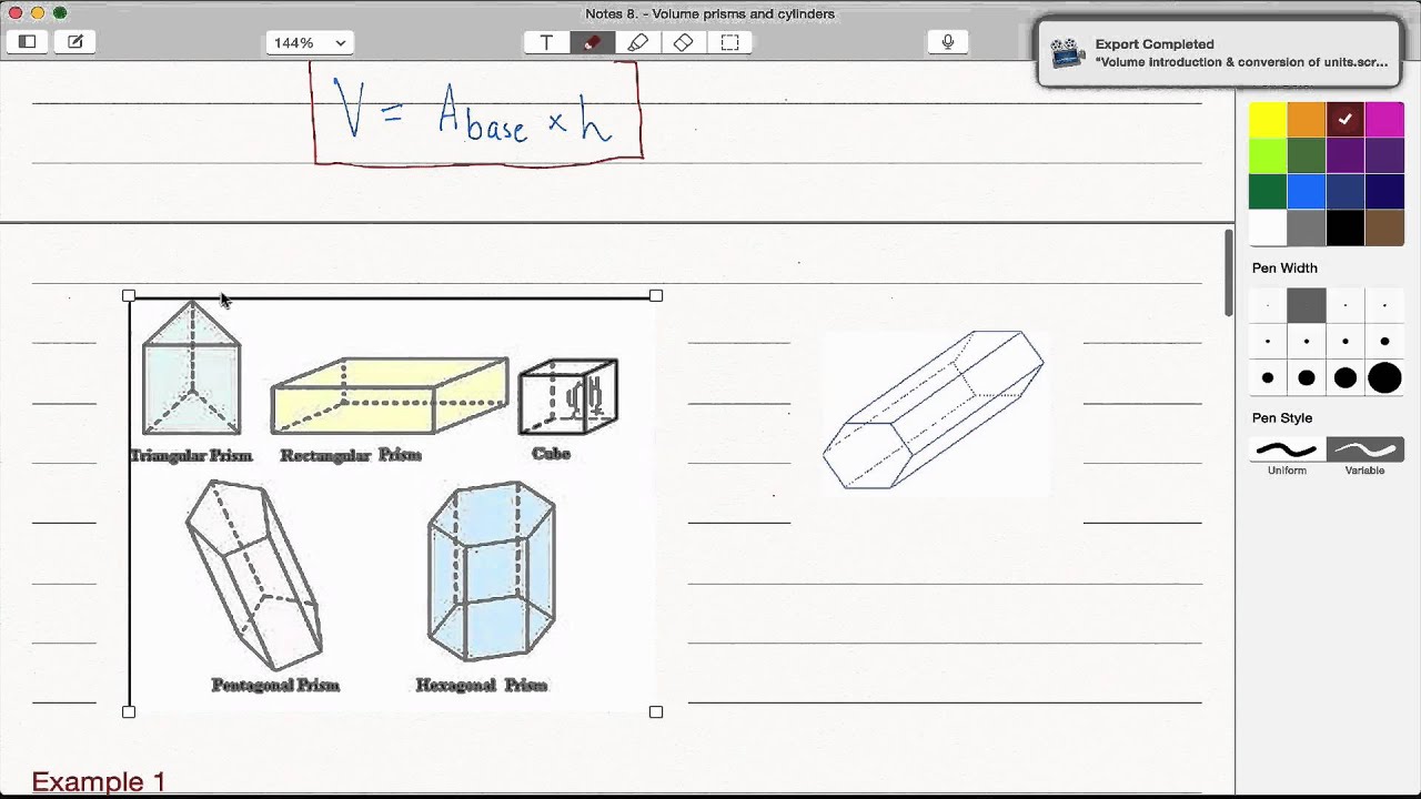 Volume of prisms and composite solids
