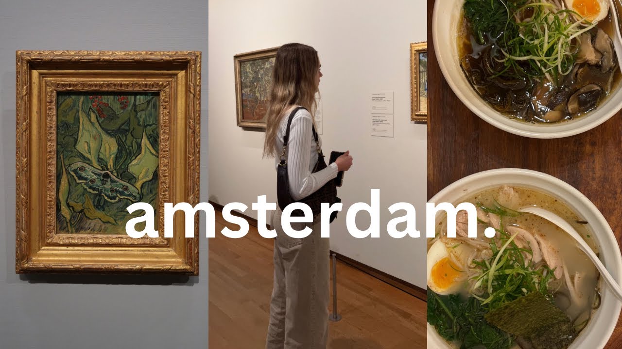 exploring Amsterdam | art gallery, thrifting, eats