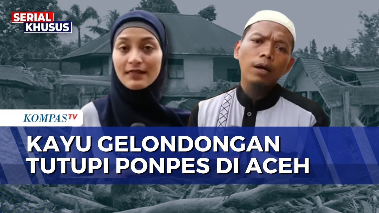 Kayu di Ponpes Darul Mukhlisin di Aceh Tamiang Belum Dibersihkan, Begini Kondisinya