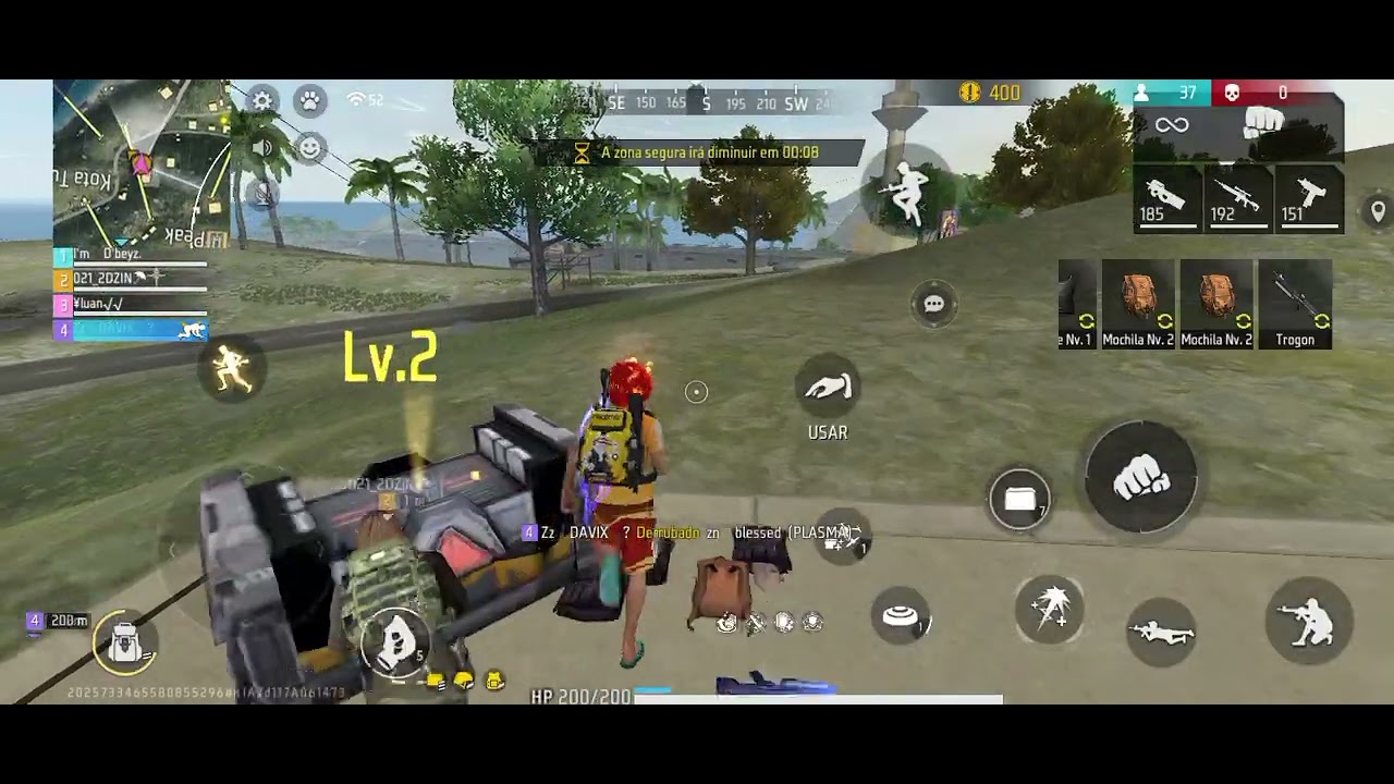 Joguei salinha do deep7 FF contra squad 😲😲😲