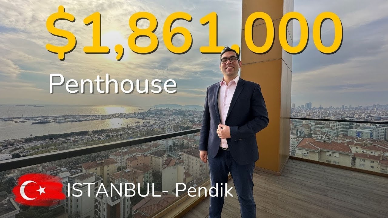 07- 1.8 Million Dollar Duplex Unit With Amazing View in Pendik Istanbul