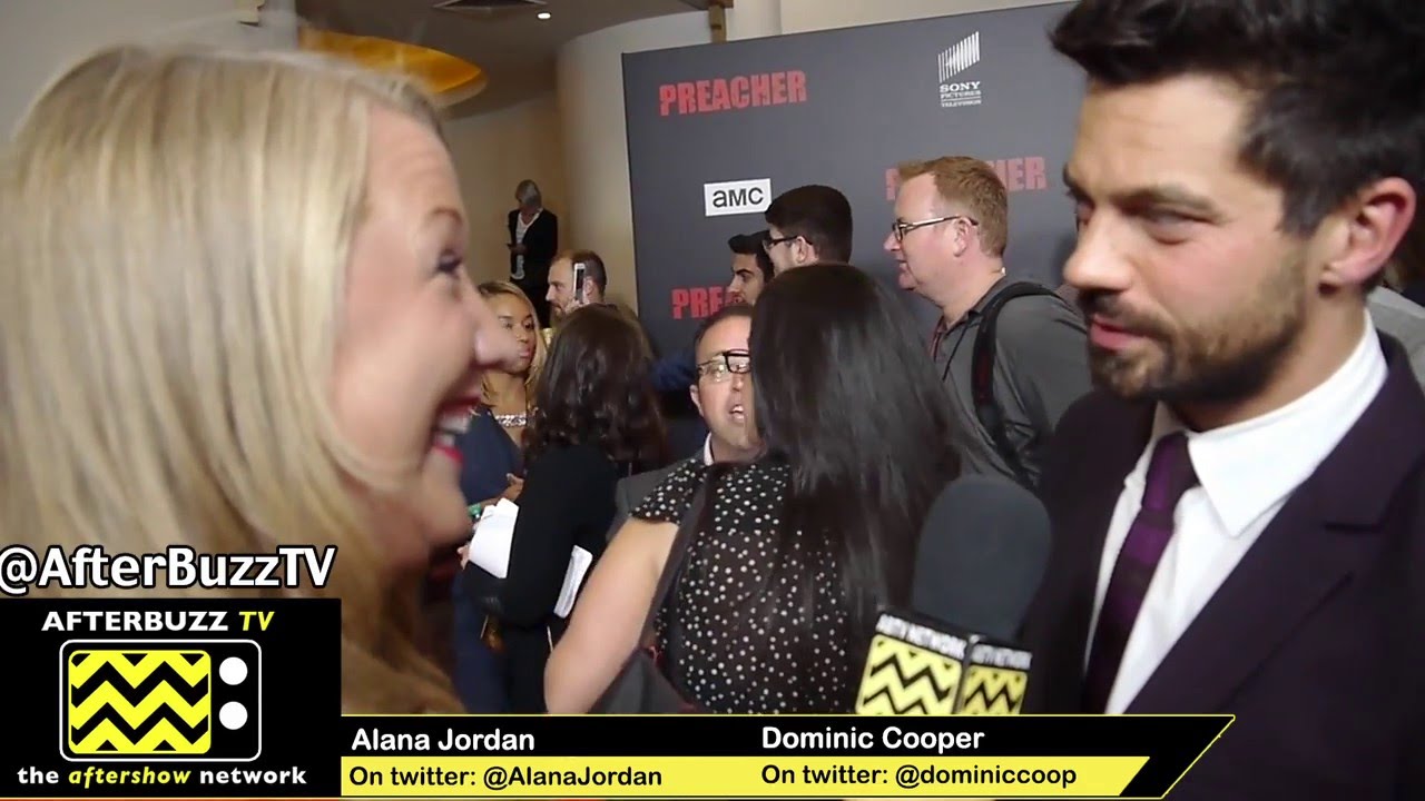 AMC's Preacher red carpet premeire: interview with: Dominic Cooper