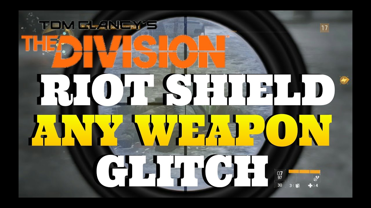 The Division Glitches: Ballistic Shield Glitch - Primary Weapon With Shield 