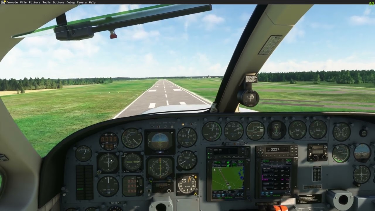 Landing | Cessna C414AW CHANCELLOR