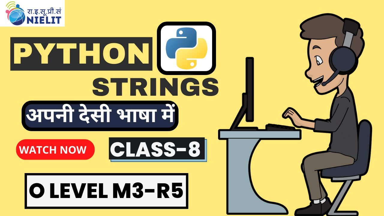 Python O level Full course in Hindi | Python for beginners in Hindi | m3r5 python Class-8 String