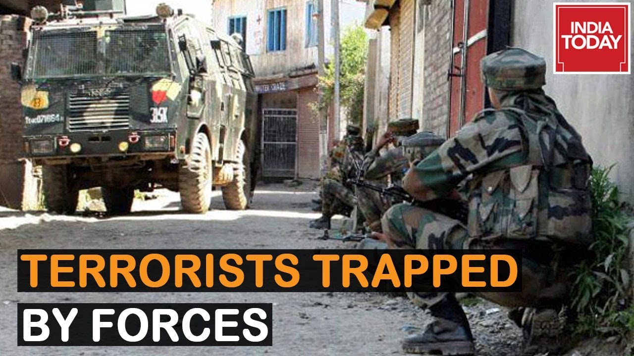 Terrorists Trapped By Security Forces In Srinagar, Exchange Of Fire Underway