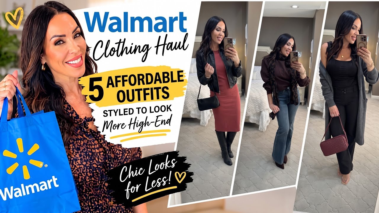 ОСЕННЯЯ МОДА ИЗ WALMART | 5 бюджетных образов, которые выглядят дорого (стиль для тех, кому за 50)