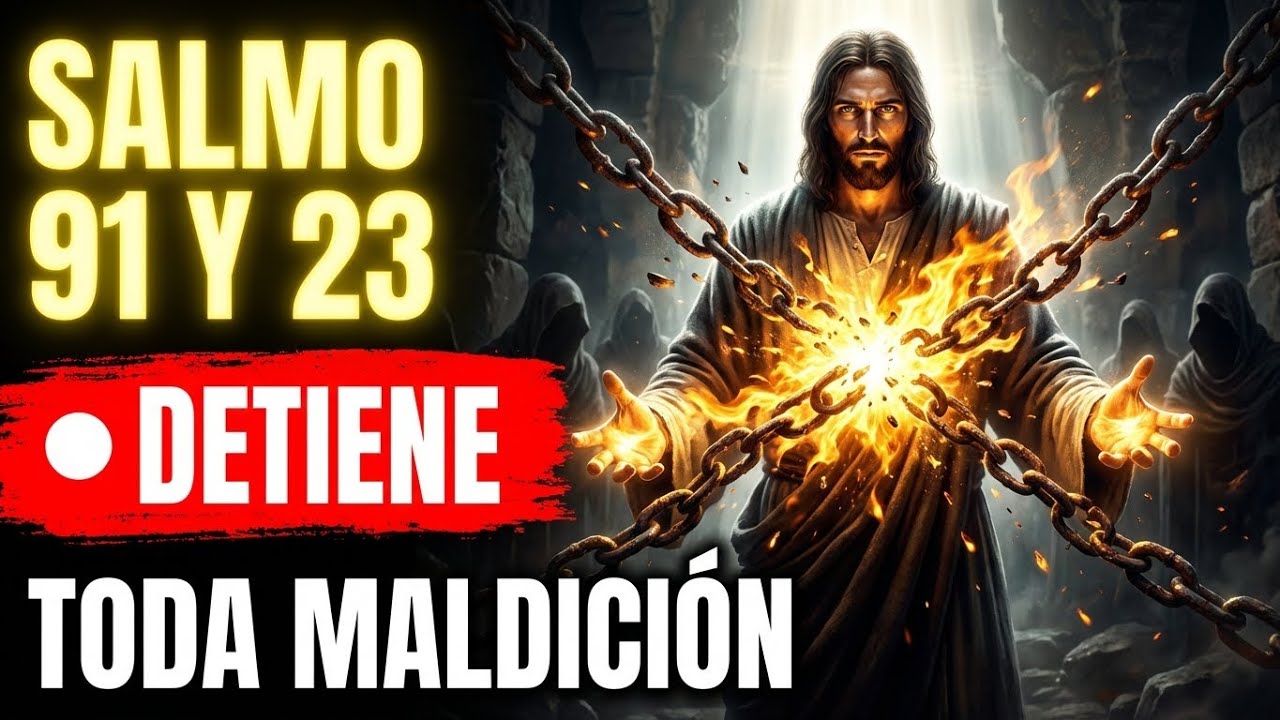 🔴 Salmos 91 y 23 para Detener Toda Maldición y Abrir Caminos 🔥