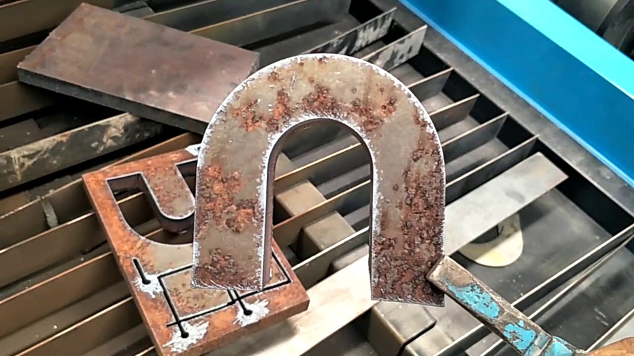 hypertherm 105A cut 20mm metal, plasma cutting machine