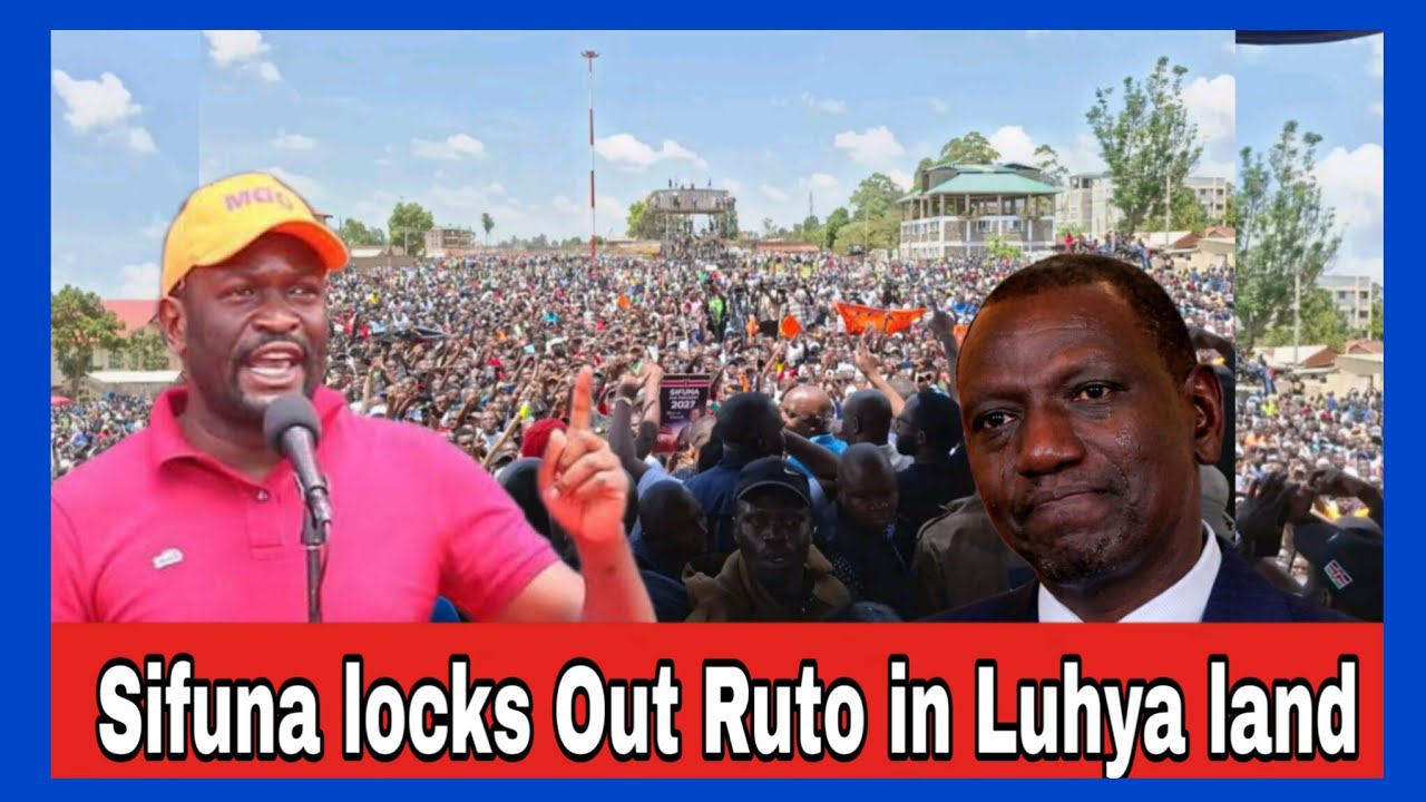 Sifuna Overpowers Ruto:Millions Turn Up for Sifuna in Kakamega & Vihiga,Sending Ruto home sugoi 2027