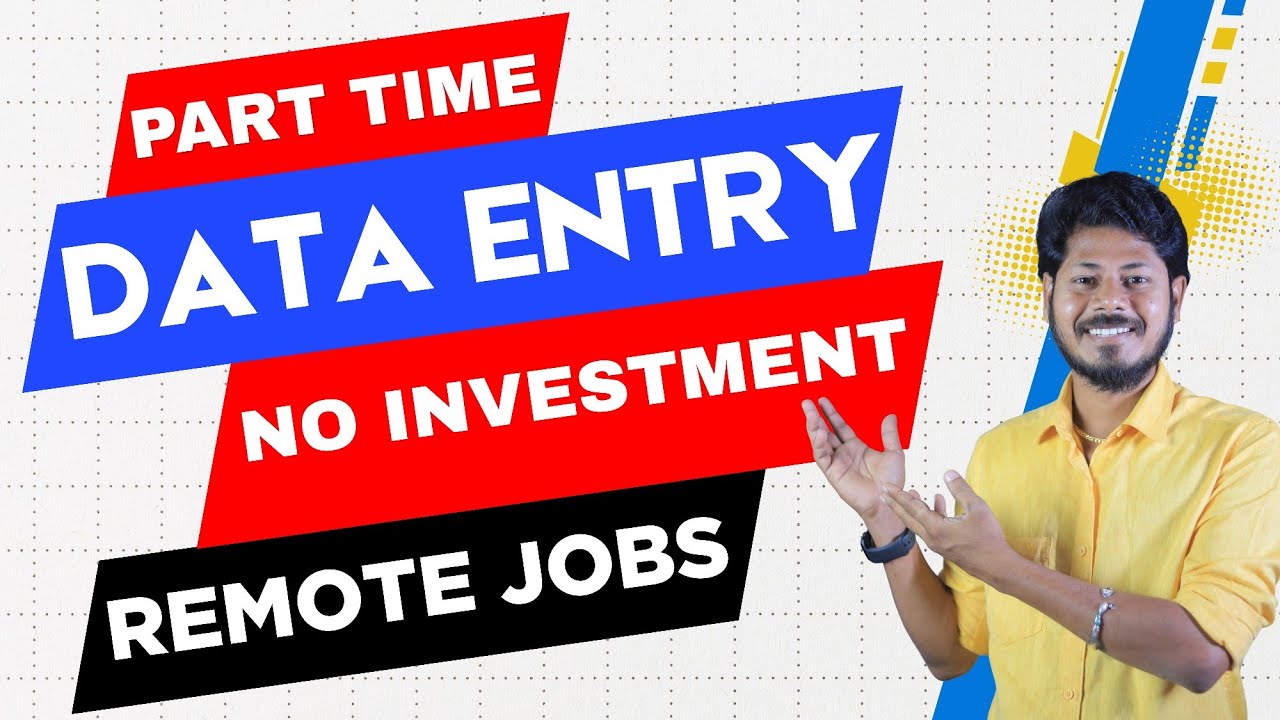 Best Data Entry Part Time Work from home jobs in tamil @haritalkiesinfo