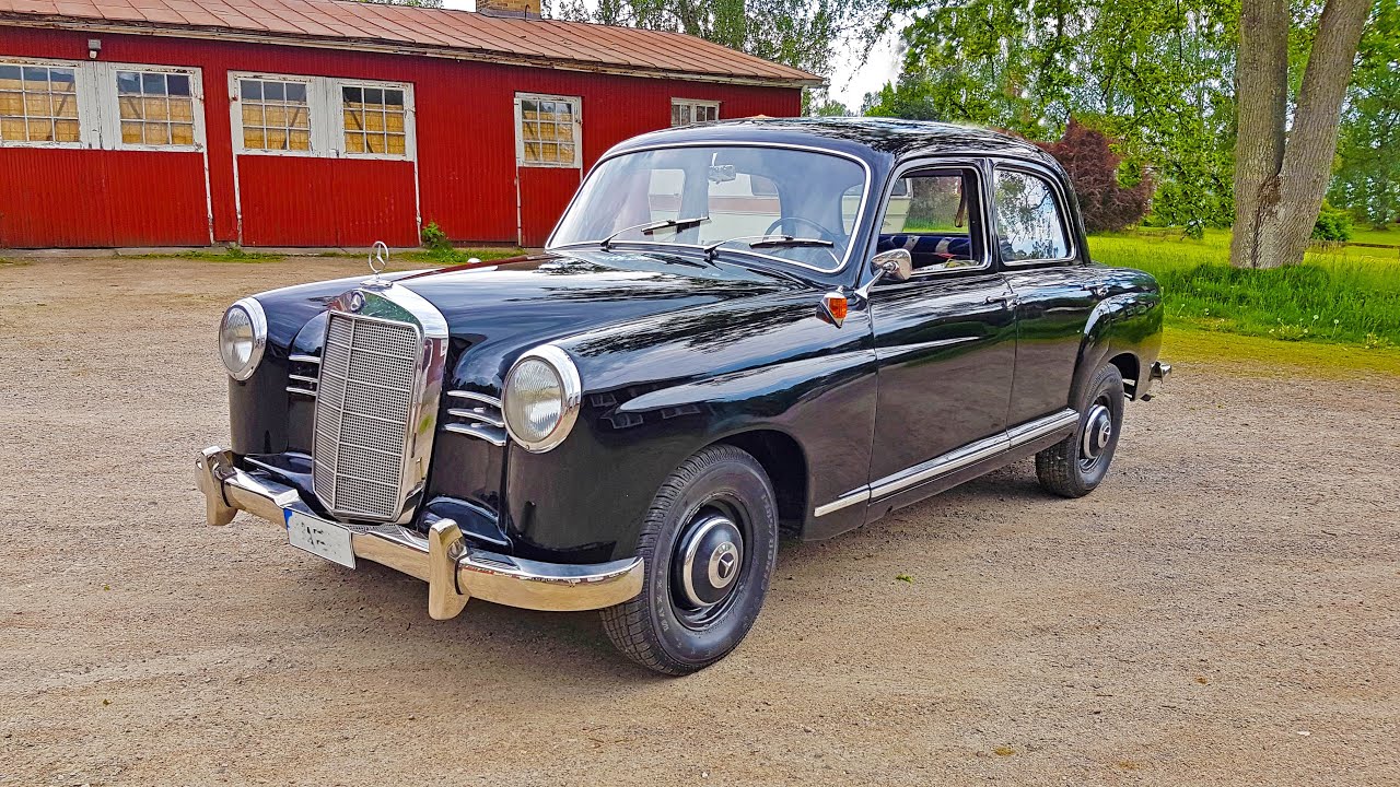 Iläggning o uppstart av motor Mercedes 180 W120 Ponton. Motor M136.