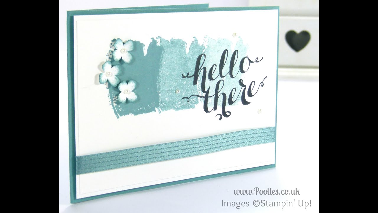 In Colour Thank You Card Tutorial + Sponge Prep Tip