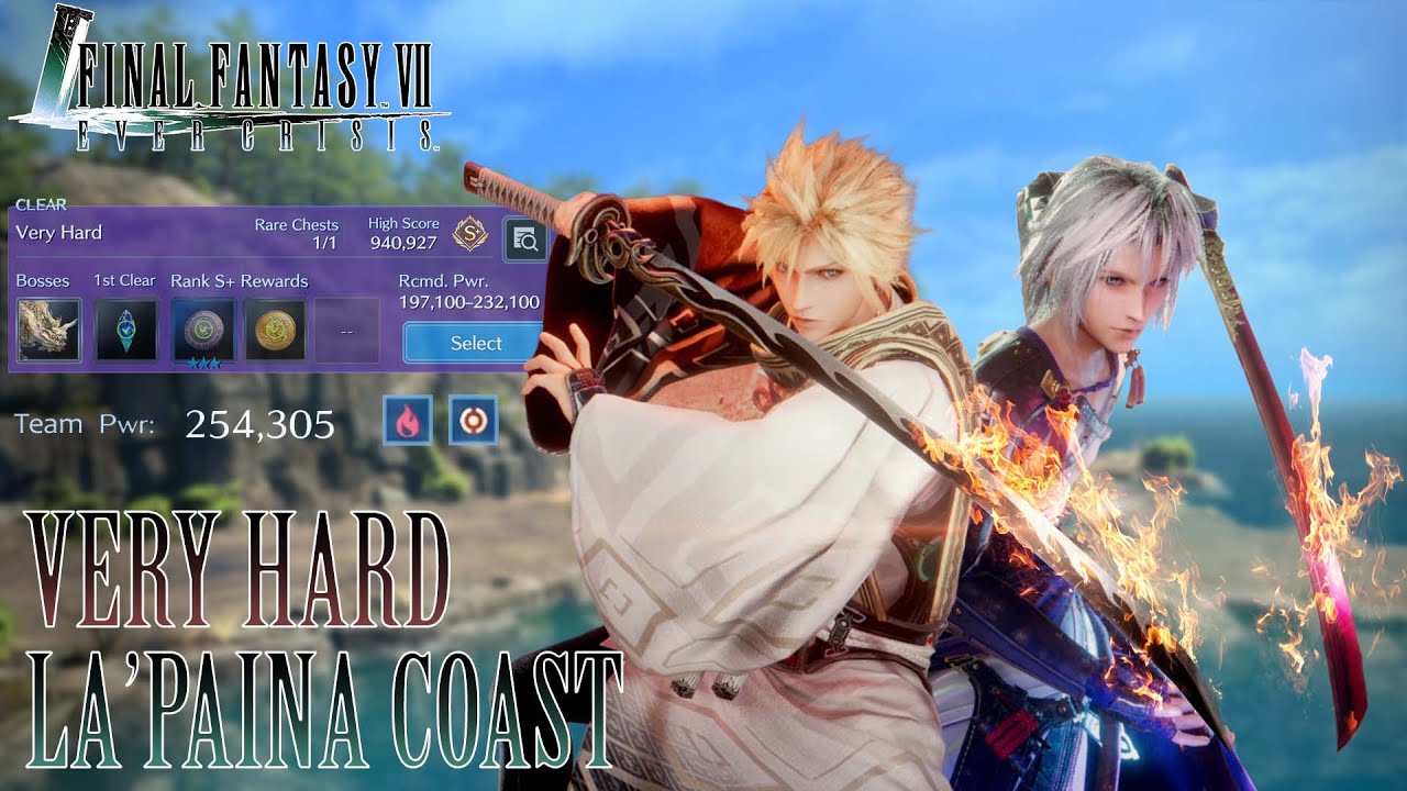La'paina Coast Very Hard - Dungeon guide || Final Fantasy VII Ever Crisis