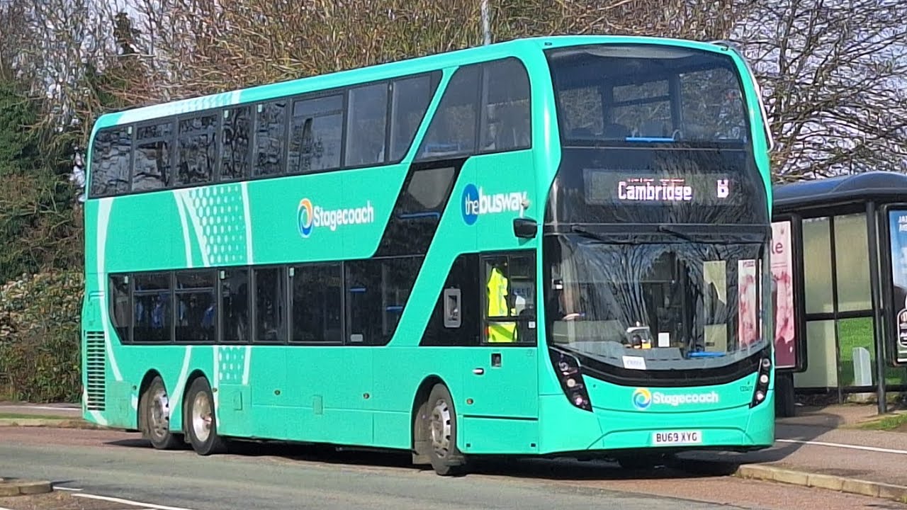 (Guided Bus) Stagecoach East 13907 BU69XYG@B Cambridge➡️Hinchingbrooke