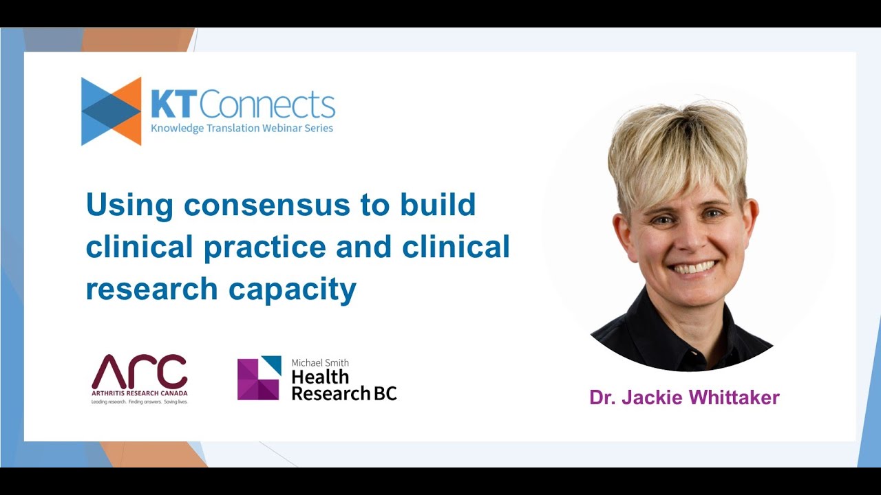 KT Connects  I  Using consensus to build clinical practice and clinical research capacity