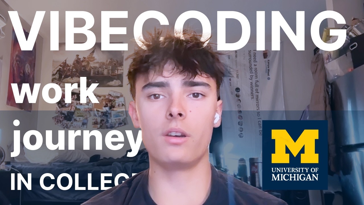 Vibecoding a work journal in college at University of Michigan