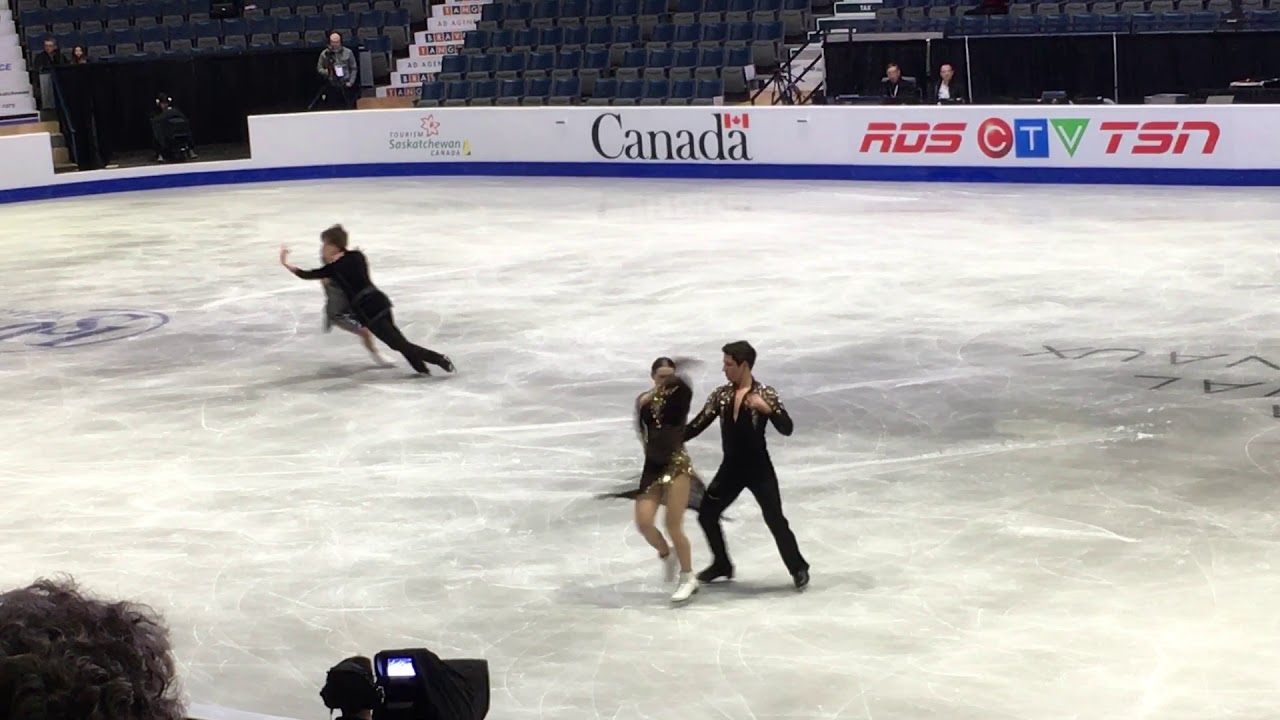 Tessa Virtue and Scott Moir Friday Short Dance Practice SCI 2017