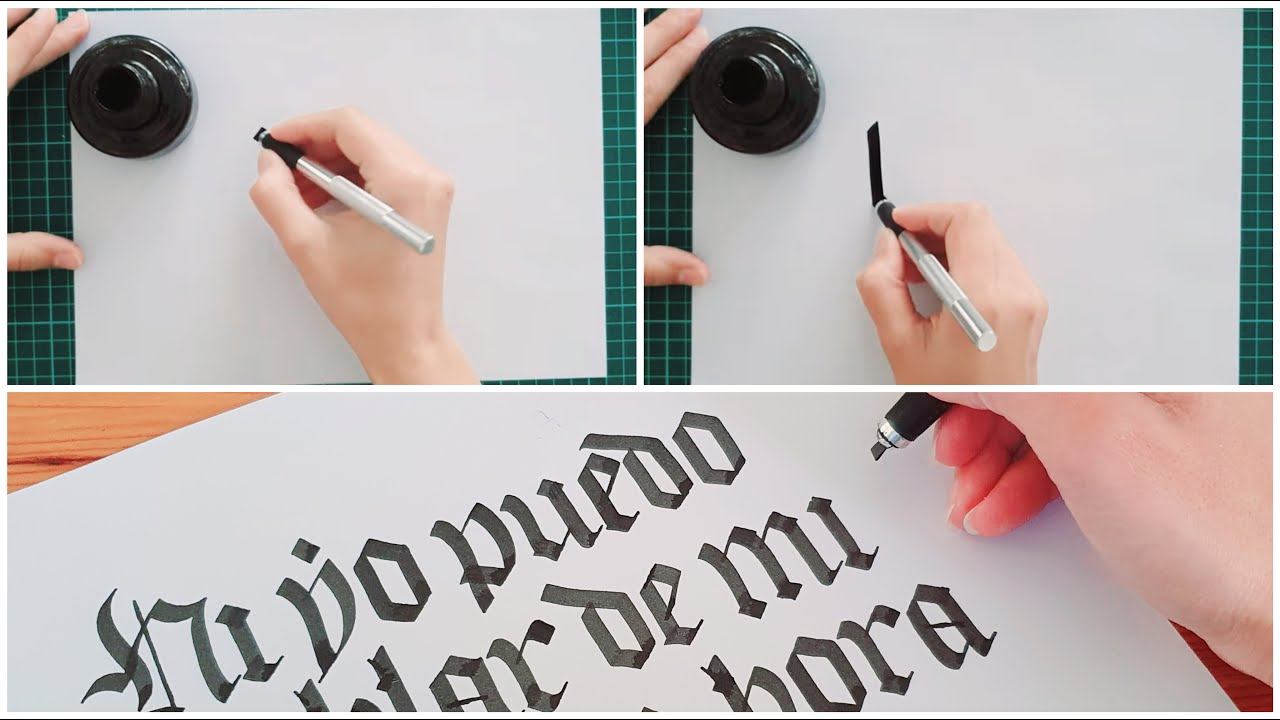 Cómo Hacer una Pluma Casera de Punta Chata | Caligrafía