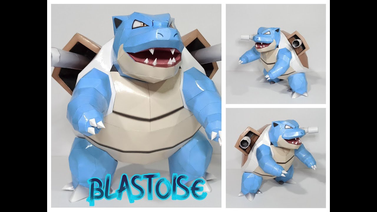 POKEMON BLASTOISE  l  BLASTOISE PAPERCRAFT