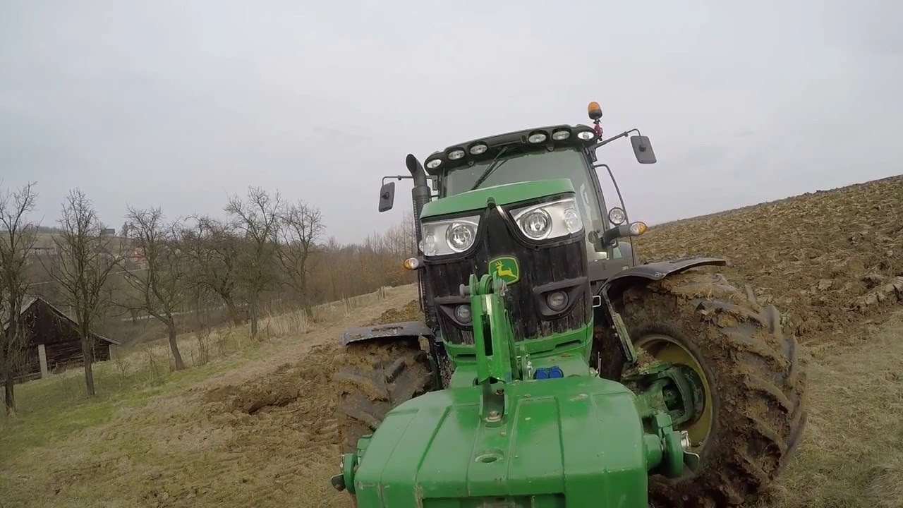 Ciężka orka - John Deere 6140R + Overum [GoPro4]