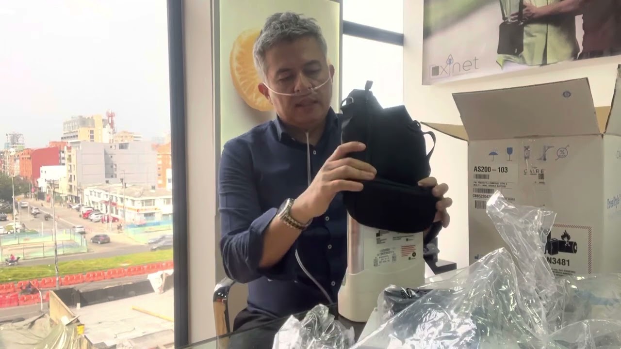 Concentrador de Oxigeno Caire ultimo 2022 con batería.