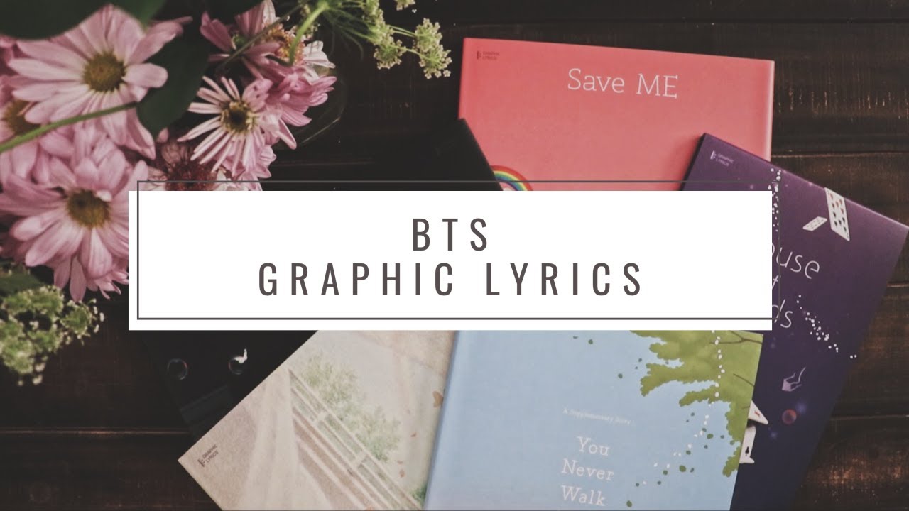 BTS 방탄소년단 Graphic Lyrics Special Package Unboxing & Flip Through!