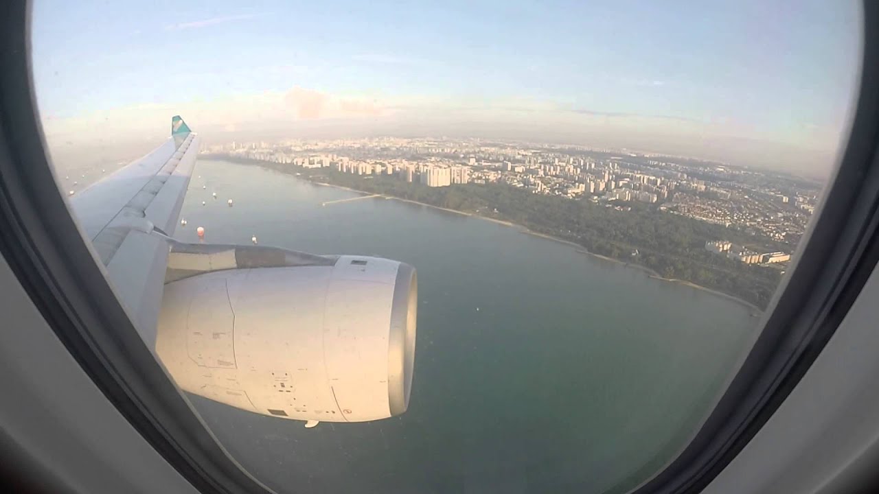 WY822 KUL-SIN A4O-DD A330-343 Landing SIN Rwy 02L