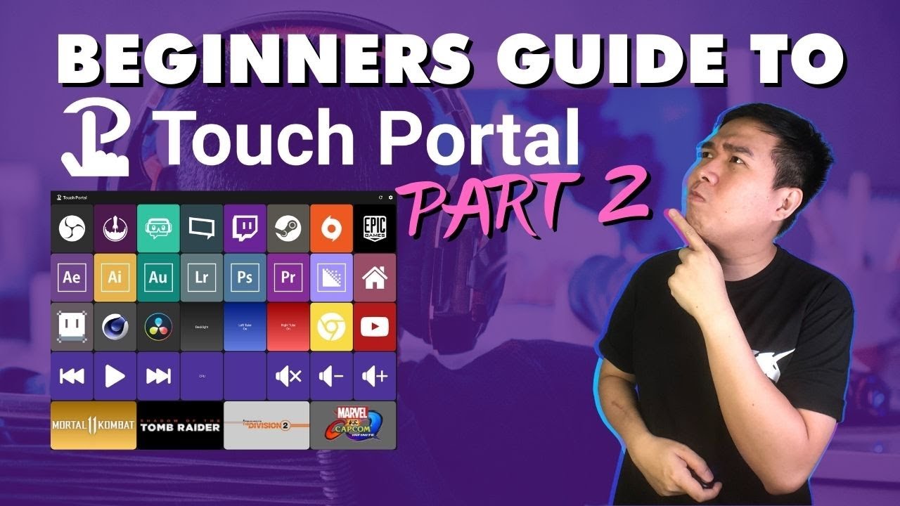 How to create a button - Touch Portal | Beginner's guide Part 2